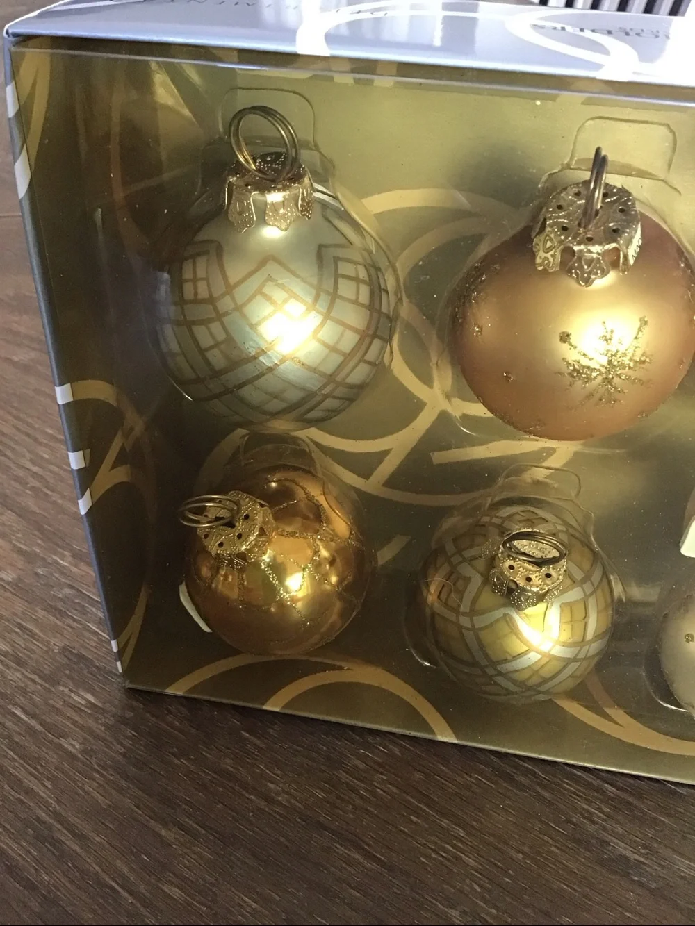 Department 56 mercury glass place card holders set of 6 Christmas